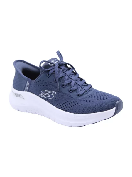 Sneakersy Skechers niebieskie