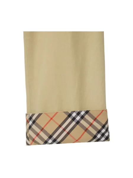 Jedwabne spodnie Burberry beżowe
