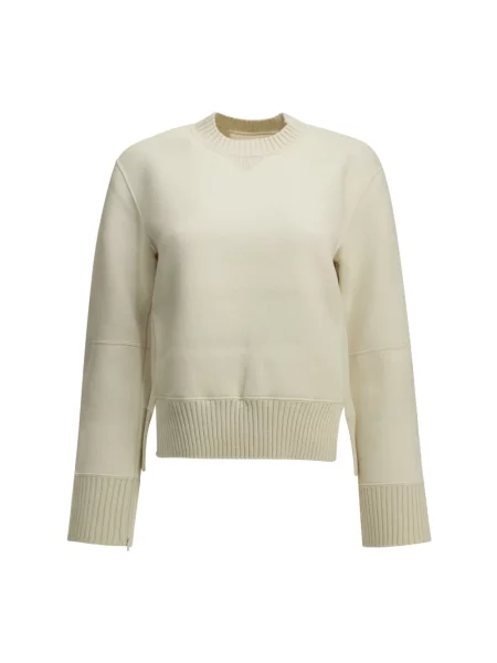 Sweter Sacai z kaszmiru beżowy