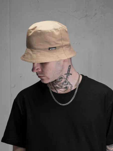 Шляпа Without бежевая