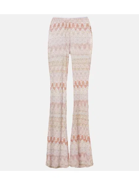 Pantaloni Missoni evazate portocaliu