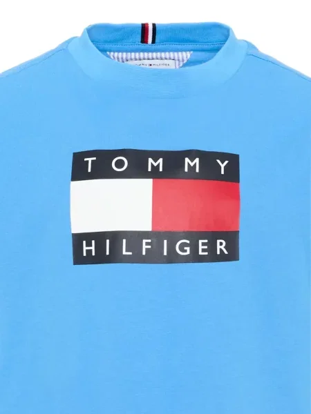 Koszulka dziecięca Tommy Hilfiger niebieska