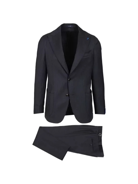 Costum Guarinucci cu rever albastru