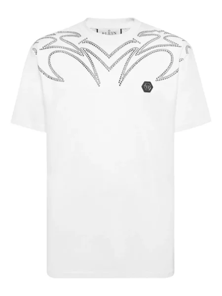 Tricou Philipp Plein alb