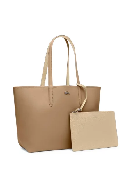 Geantă shopper Lacoste cu autograf