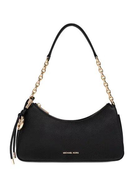 Portofel Michael Michael Kors tricotate cu cataramă cu tepi negru