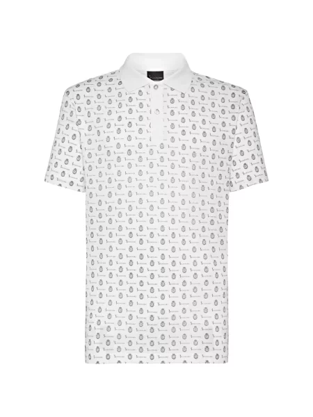Tricou polo Billionaire alb
