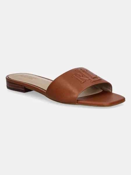 LAUREN RALPH LAUREN Чехли кафяв