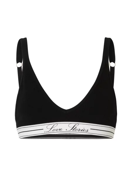 LOVE Stories Sutien Posey negru alb