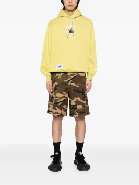 Hanorac cu glugă Aape By A Bathing Ape galben