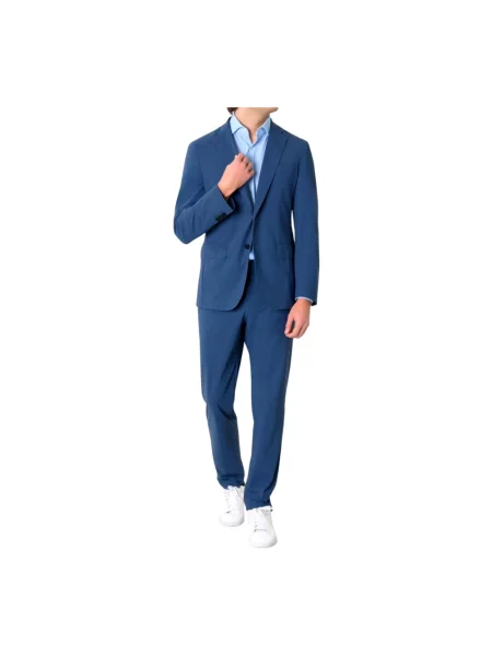 Garnitur Hugo Boss softshell elegancki niebieski