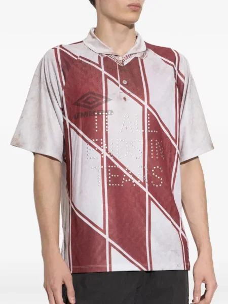 Tricou polo Umbro cu imagine roșu