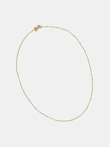 Pozlačena ogrlica EDBLAD Beaded Chain zlata