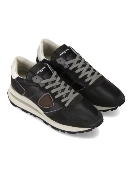 Buty do biegania Philippe Model skórzane do biegania czarne