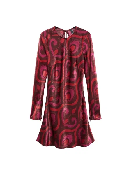 MANGO Rochie INDI roz / roz închis roșu