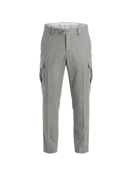 Pantaloni cargo Brunello Cucinelli de lână gri