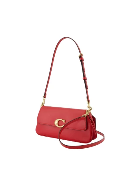 Torebka crossbody Coach skórzana czerwona