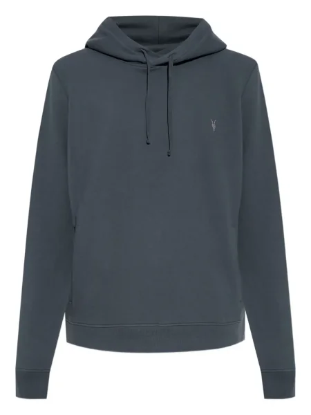 Hanorac Allsaints cu broderie albastru