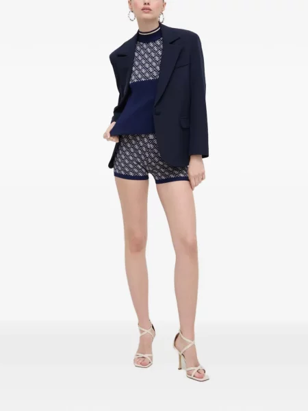 Top Guess fără mâneci albastru
