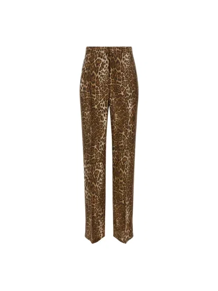 Spodnie Max Mara Studio brązowe