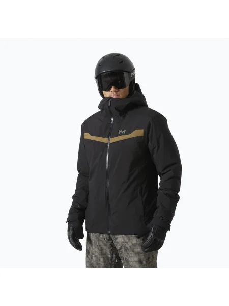 Geacă de schi pentru bărbați Helly Hansen Panorama Insulated black negru
