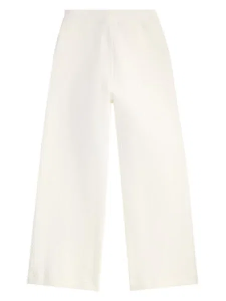 Polo Ralph Lauren Sportinės kelnės Wide Leg balta
