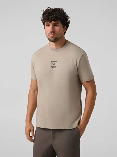 Футболка Armani Exchange бежевий