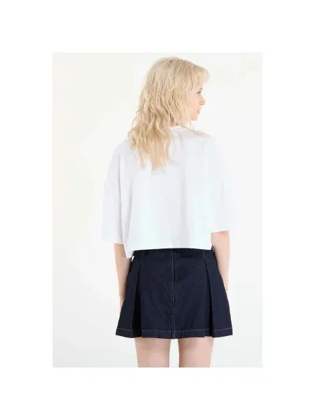 Denim ruha Calvin Klein Jeans fehér