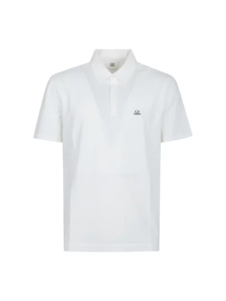 Koszulka polo C.p. Company klasyczna biała