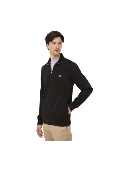 Bluza rozpinana Lacoste czarna