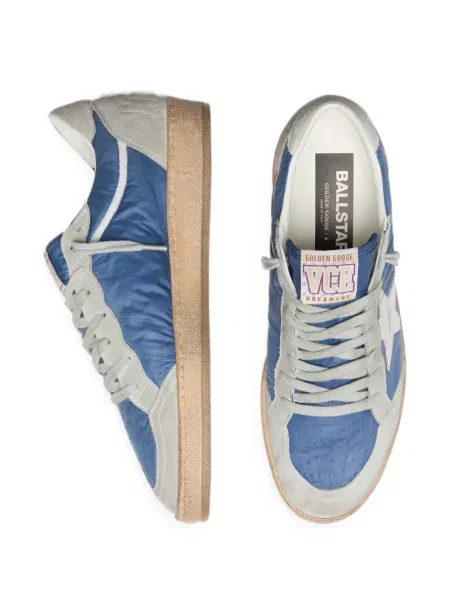 Велурени маратонки Golden Goose Ball Star сиво