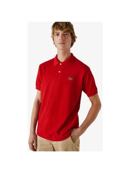 Polo Lacoste Classic Fit z krótkim rękawem w kolorze czerwonym XS czerwona