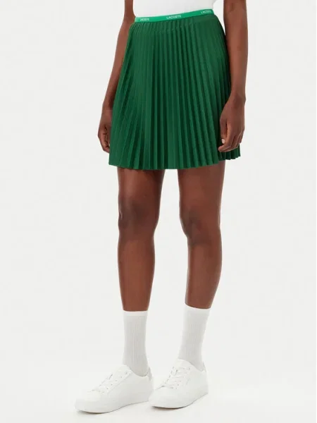 Lacoste Fustă plisată verde