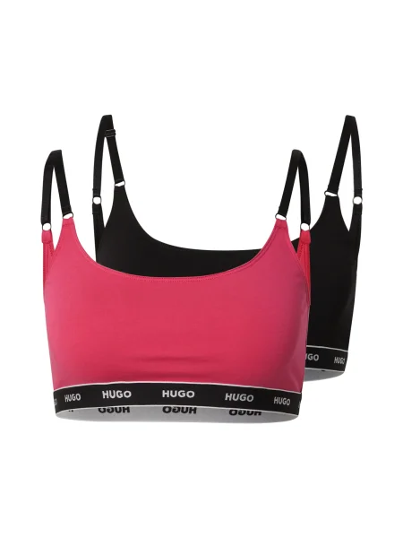 Set 2 nedrčkov top HUGO črna