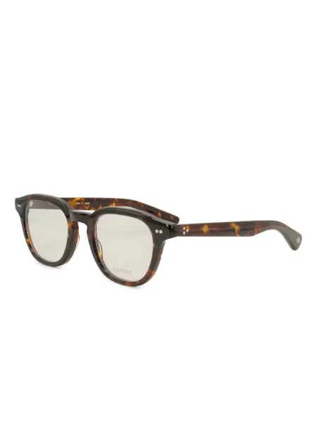 Ochelari de soare Eyevan7285 cu imprimeu geometric maro
