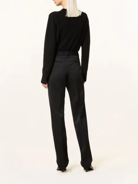 Jil Sander Spodnie schwarz czarne