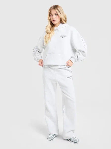Nike Bluza Z Kapturem Studio Flc Os Gls szara