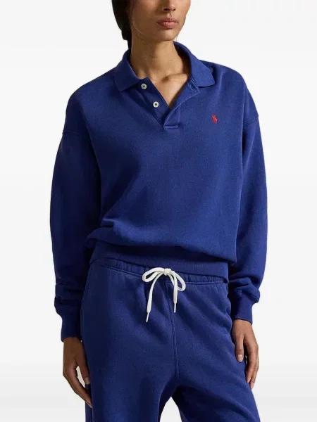 Bőr húzózsinór pólóing Polo Ralph Lauren barna