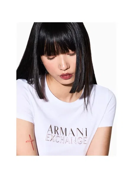 Armani Exchange tricou alb