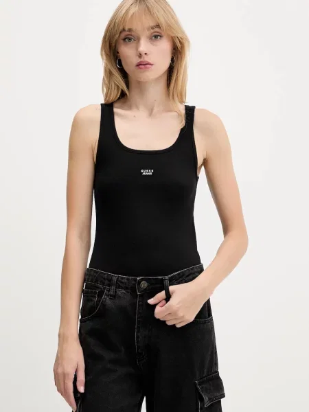 Топ Guess Jeans чорний