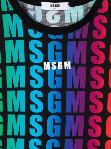 Koszula dziecięca Msgm niebieska