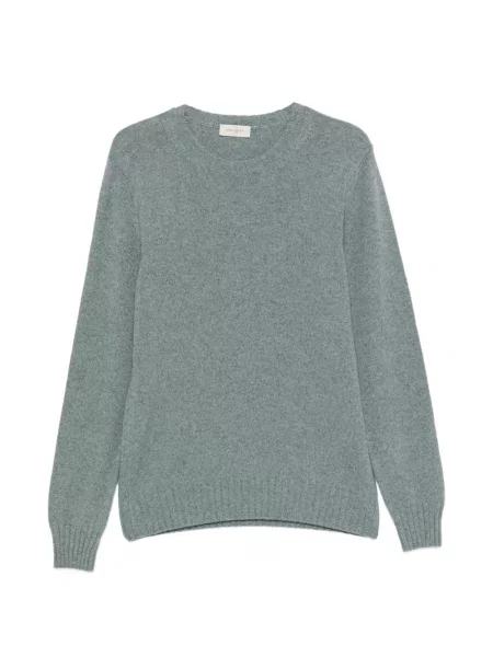 Pulover Piacenza Cashmere din cașmir cu decolteu rotund gri