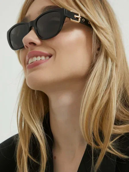 Moschino ochelari de soare femei negru