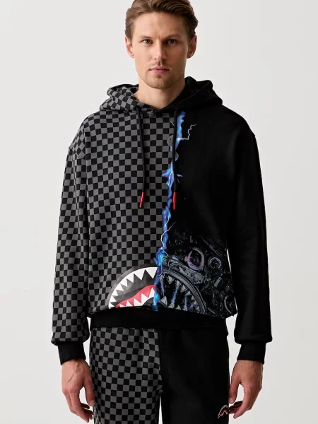 Sprayground bluza z kapturem czarna