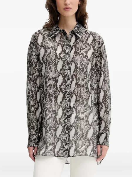 Cămașă Iro cu imagine negru