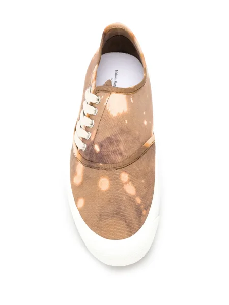 Sneakerși Maison Margiela cu imagine maro