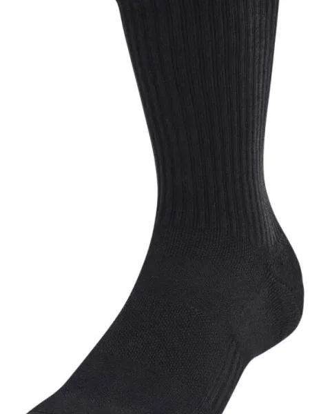 Zoknik Under Armour Training Cotton Crew 3 pár black/black/white. Méret: M fekete