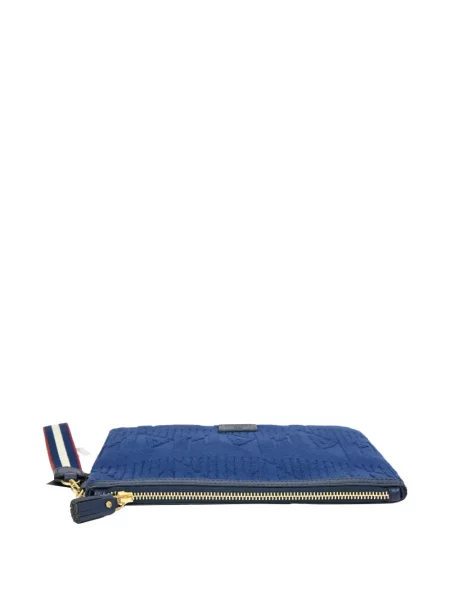 Froté kabelka Anya Hindmarch s autogramem modrá