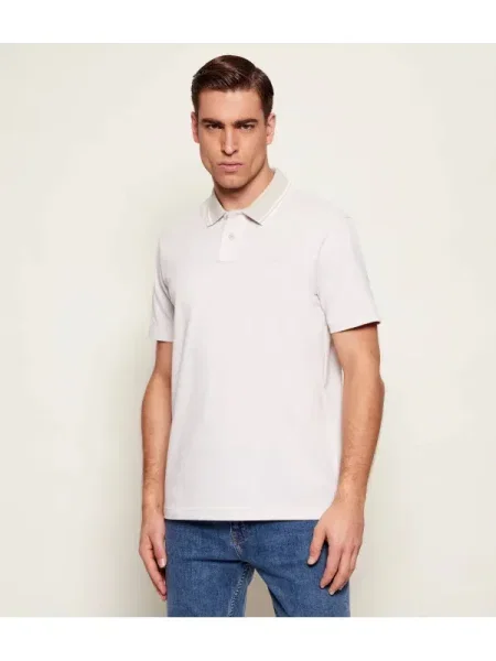 BOSS ORANGE Polo PeoxfordNew | Relaxed fit oxford bej