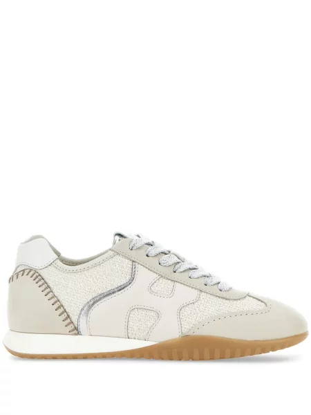 Sneakerși Hogan Olympia din piele alb